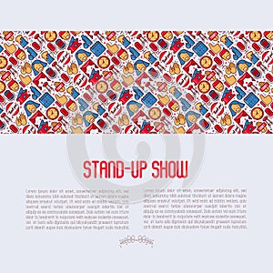 Stand up comedy show concept