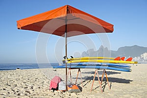Stand Up Paddle Surfboards Ipanema Rio Brazil