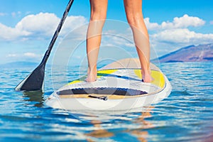 Stand Up Paddle Surfing In Hawaii