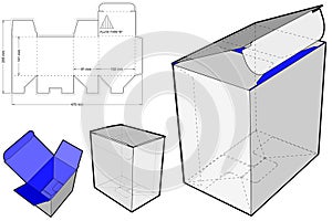 Standard Box Internal measurement 13x9x14 cm and Die-cut Pattern