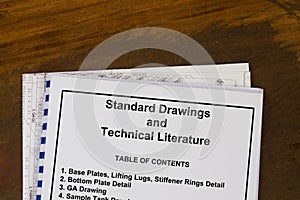 Standard drawing and technical literature