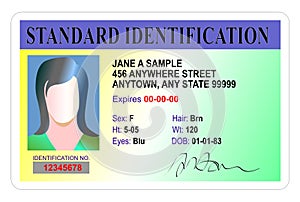 Standard Identification card