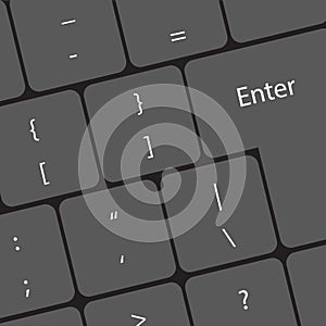 Standard keyboard segment