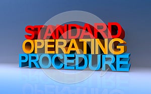 standard operating procedure on blue