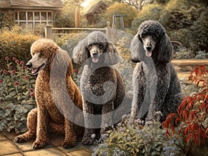 Standard Poodles