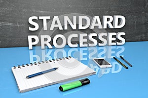 Standard Processes text concept photo