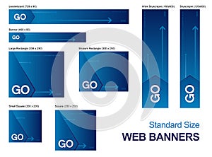 Standard Size Web Banners