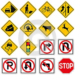 Standard Traffic sign collection