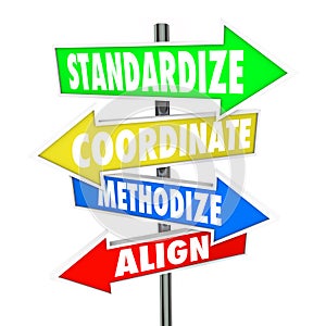 Standardize Coordinate Methodize Align Arrow Signs photo