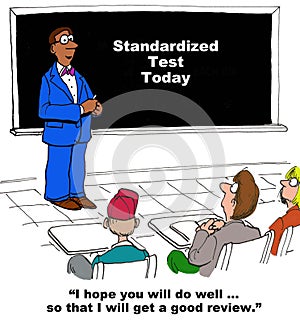 Standardized test today photo