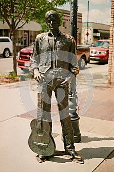 Glenn Frey Statue in Winslow, Arizona