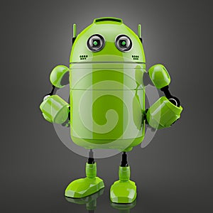 Standing android