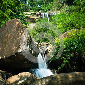 Standing in awe of the powerful Nalagana Falls, the sound of rushing water is both exhilarating and humbling.