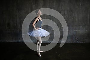 Standing ballerina