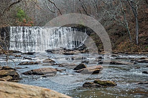 Waterfall at Roswell mill park photo