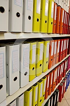 Standing file for the organization