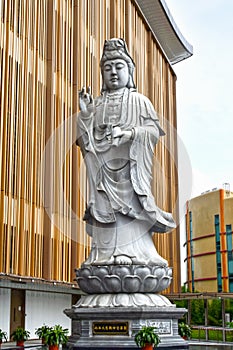 Standing Guanyin Statue at Guang Ming Shan Monastery