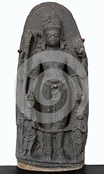 Standing Hari-Hara, from 10th century found in Basalt Surajkund, Nalanda, Bihar