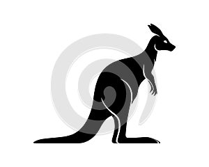 Standing kangaroo icon.