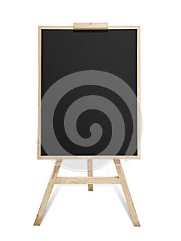 Standing menu blackboard isolated with clipping path included