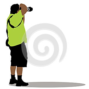 Standing Photographer