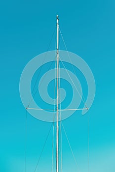 Standing rigging of a boat mast