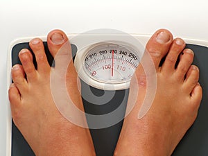 Standing on the scales