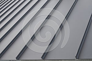 Standing seam metal roofing photo