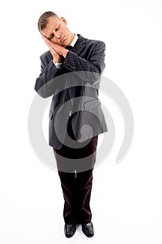 Standing sleeping professional