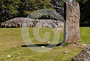 Standing Stone at Clava Cairn