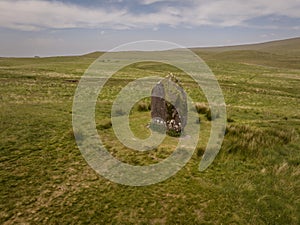 Standing stone Maen Llia