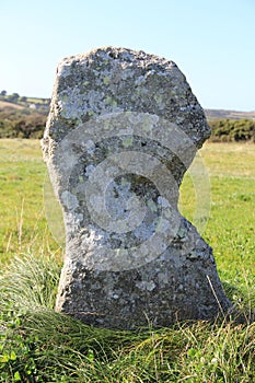 Standing Stone - Merry Maidens Circle, Lamorna.