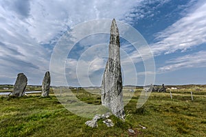 Standing stones on Isle of Lewis, Scotland, United Kingdom