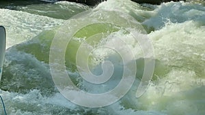 Standing wave on Eisbach in Munich the best place in the world for urban surfing for professionals