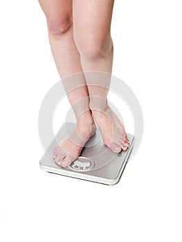 Standing on a weightscale