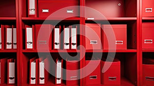 standout red folder photo