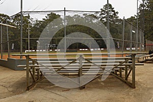 The Stands and the Baseball Field