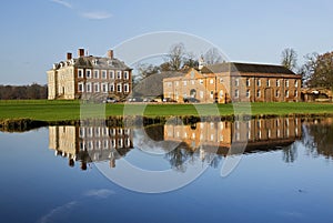 Stanford Hall reflected in The River Avon photo