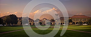 Stanford university at sunrise