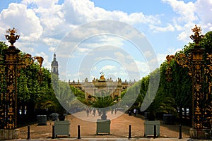 The stanislas place in nancy