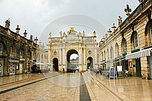 The stanislas place in nancy