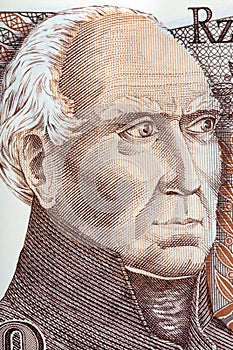 Stanislaw Staszic portrait from old fifty thousand zloty