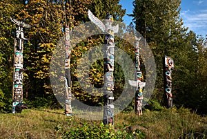 Stanley Park Totem Poles Vancouver
