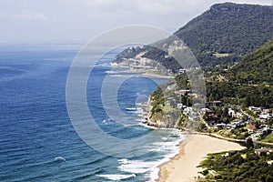 Stanwell Beach from Bald Hill lookout