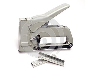 Staple gun with staples photo