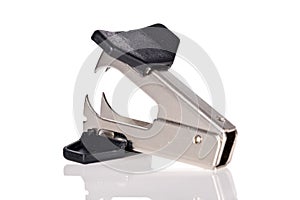 Staple remover isolated on white