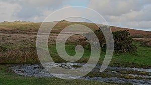 Staple Tors Dartmoor Devon october evening light