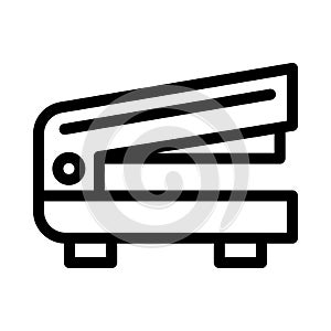 Stapler vector thin line icon
