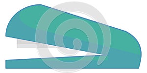 Stapler, illustration, vector