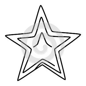 Star - All with Clear Lines Vector
